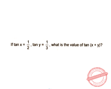 solution math plane trigonometry17 1