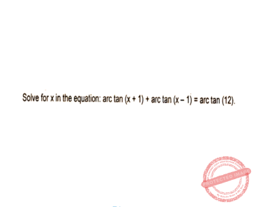 solution math plane trigonometry25 1