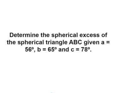 solution math spherical trigonometry11 2