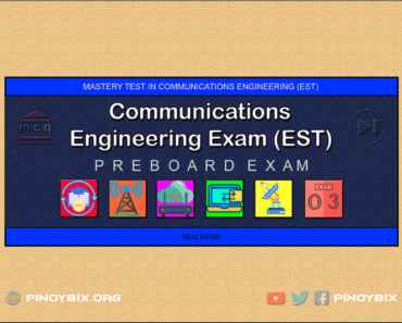 Communications Engineering Mastery Test 3: ECE Pre-Board