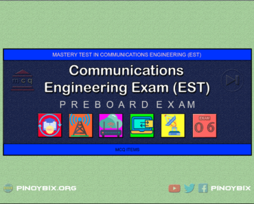 Communications Engineering Exam 6: ECE Pre-Board – Answers