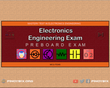 Electronics Engineering Exam 2: ECE Pre-Board – Answers