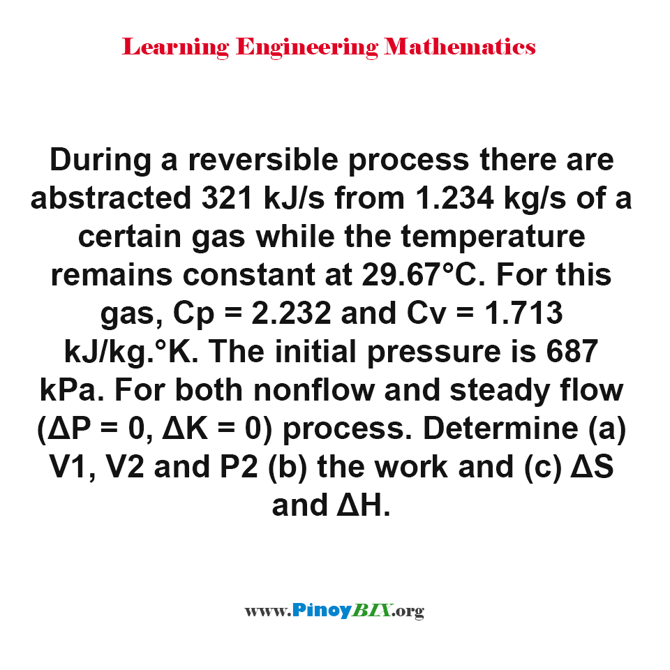 Review: Problem Solving in Isothermal Process 02