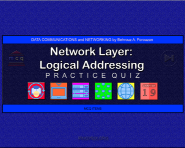 Forouzan: MCQ in Network Layer: Logical Addressing