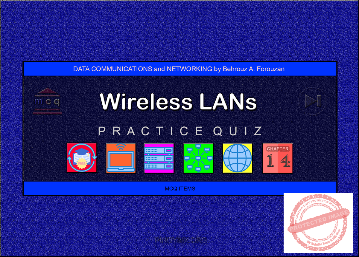 Forouzan: MCQ in Wireless LANs