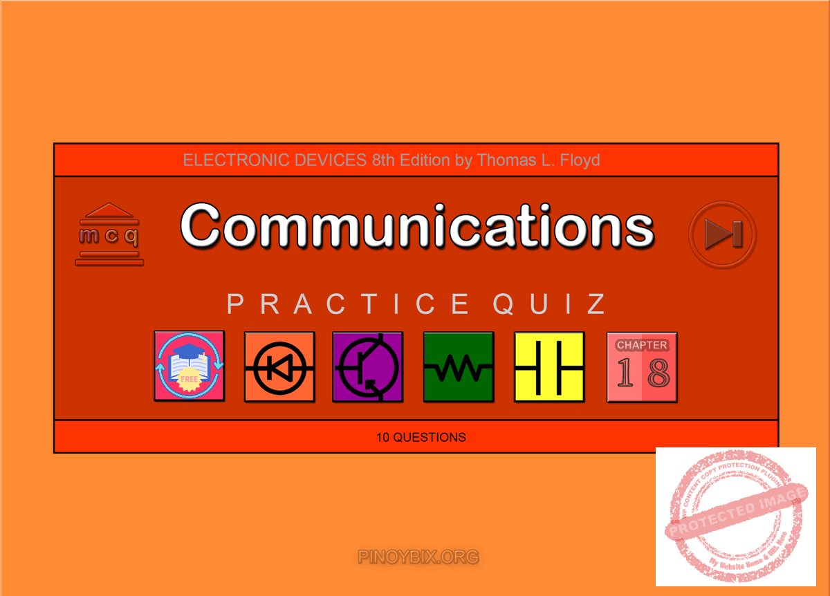 Floyd: MCQ in Communications