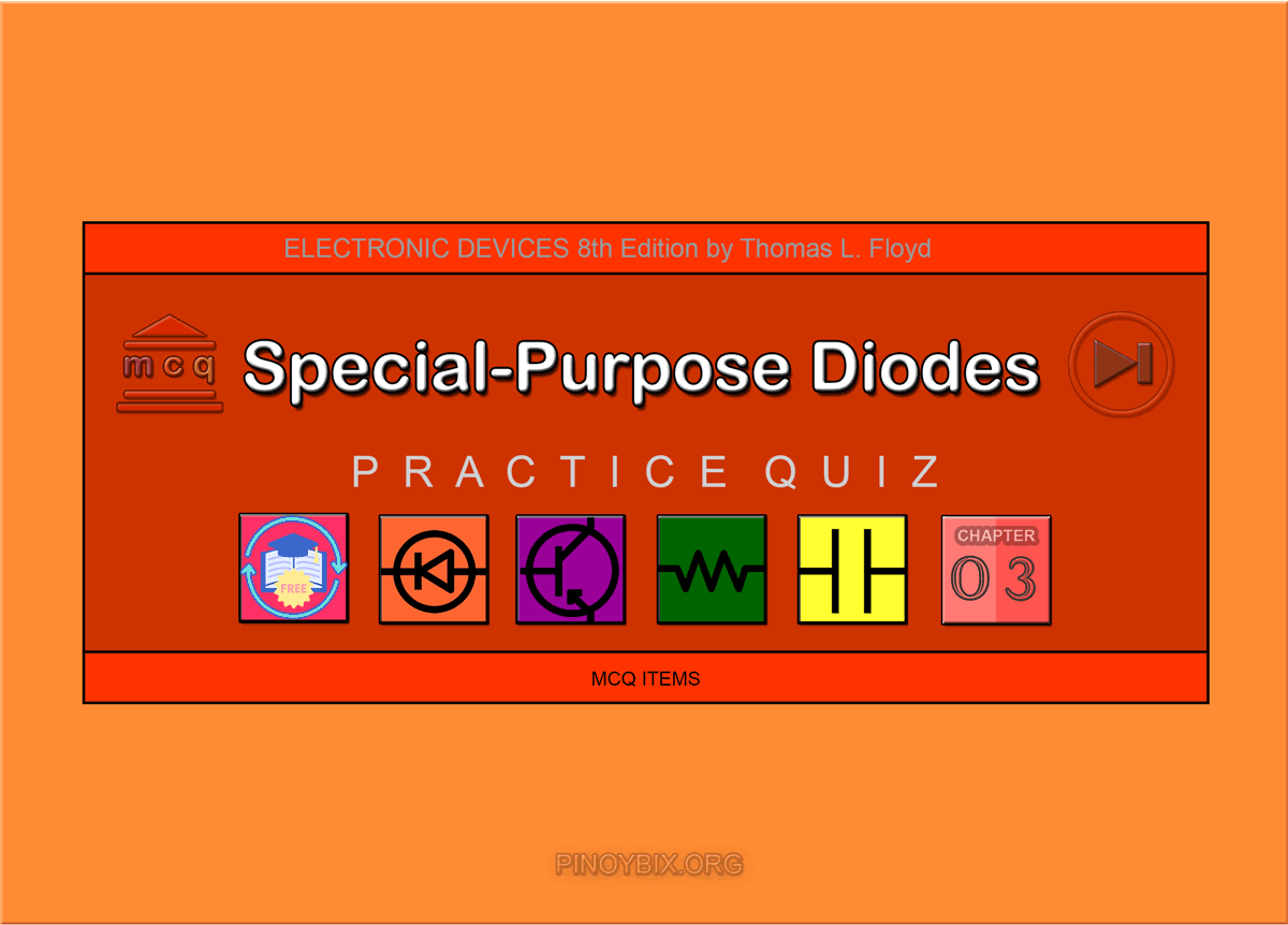 Floyd: MCQ in Special-Purpose Diodes