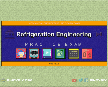 MCQ in Refrigeration Engineering Part 4  | ME Board Exam