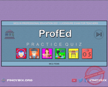 MCQ in Professional Education Part 5 | Licensure Exam for Teachers 2021