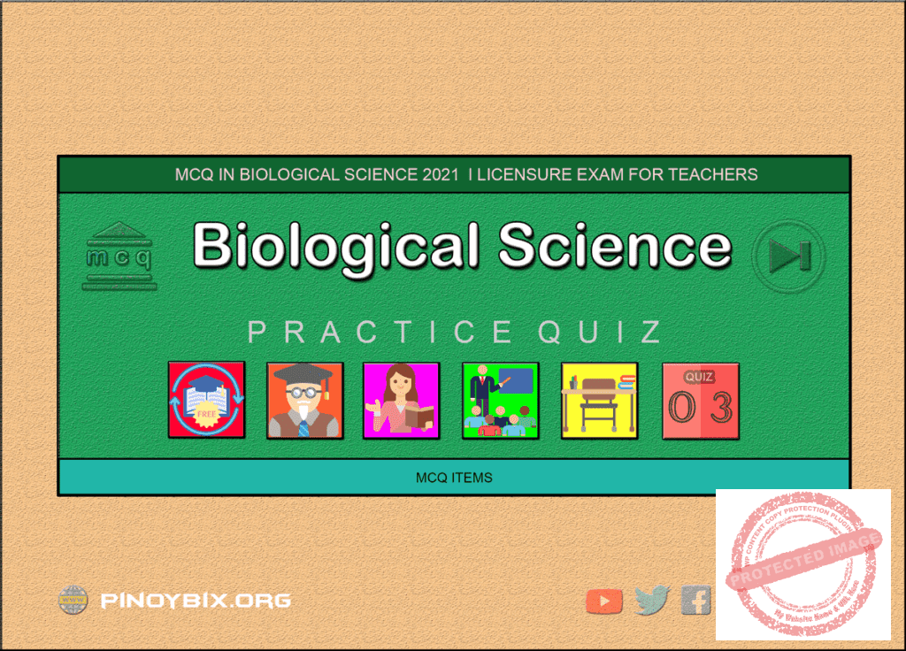 MCQ in Biological Science Part 3 | Licensure Exam for Teachers Review