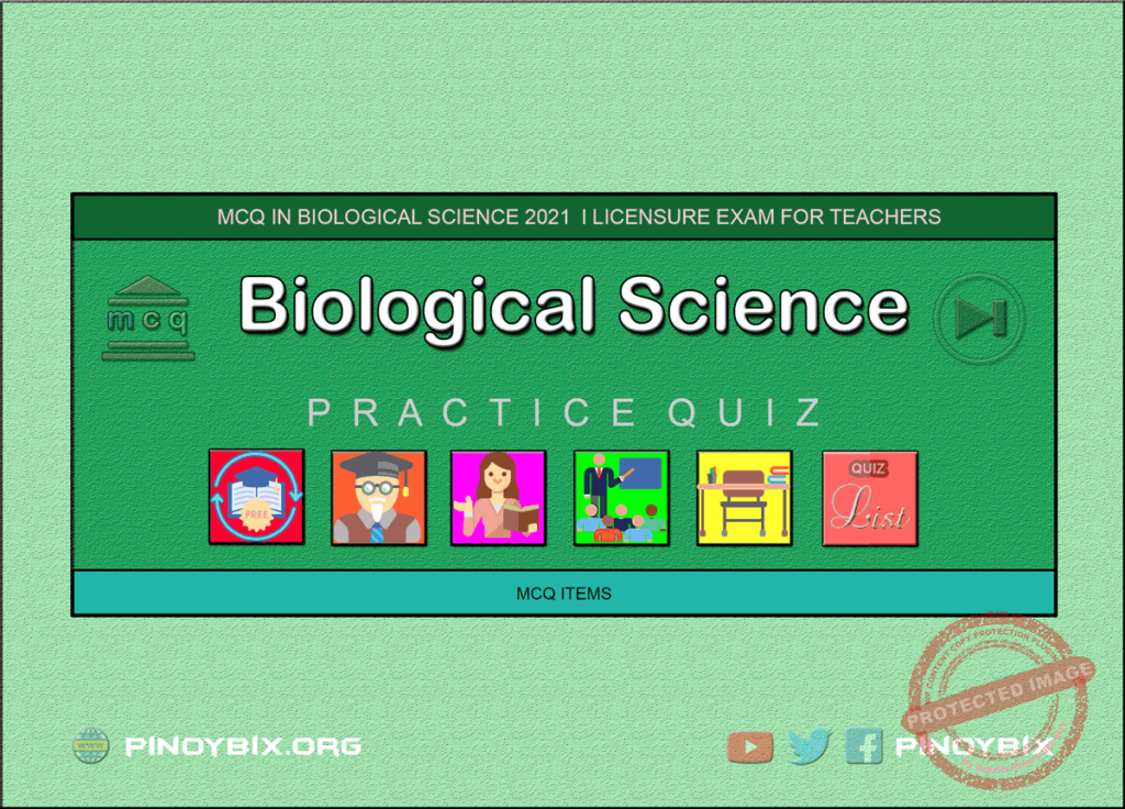 MCQ in Biological Science Series | Licensure Exam for Teachers Review