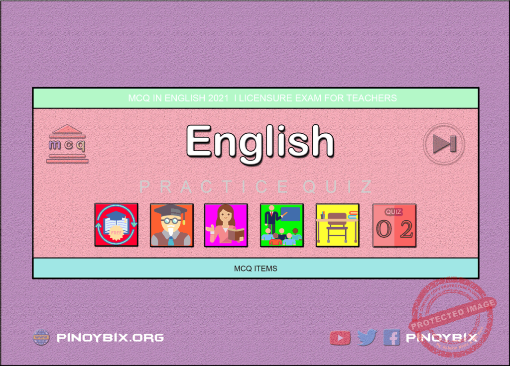 MCQ in English Part 2 | Licensure Exam for Teachers 2022