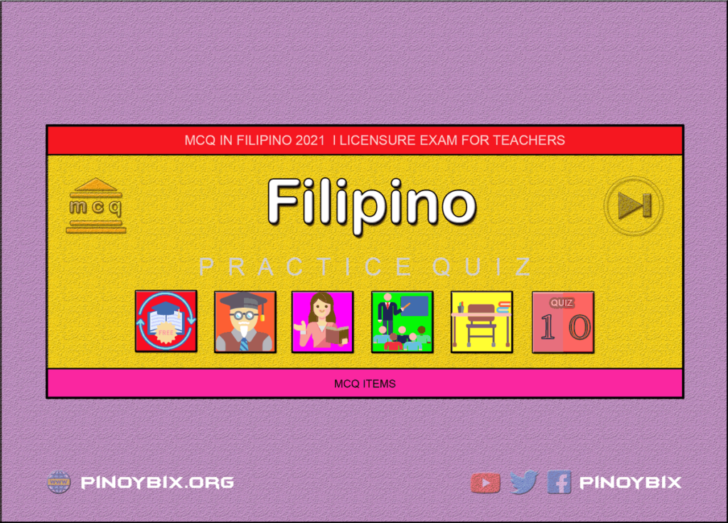 MCQ in Filipino Part 10 | Licensure Exam for Teachers 2022