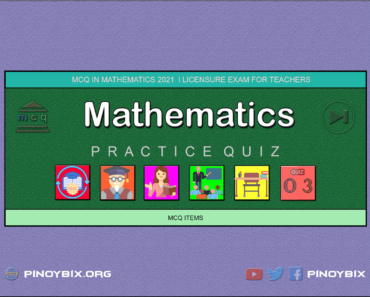 MCQ in Mathematics Part 3 | Licensure Exam for Teachers 2022