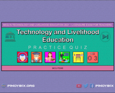 MCQ in Technology and Livelihood Education Part 3 | LET 2021