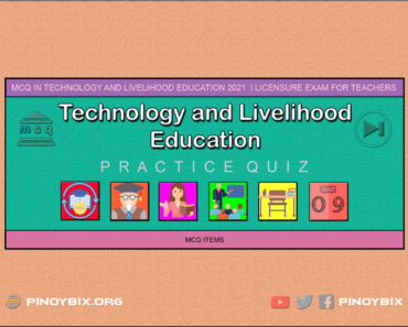 MCQ in Technology and Livelihood Education Part 9 | LET 2021