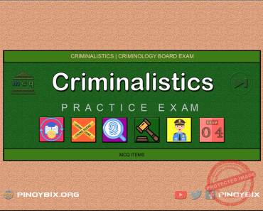 MCQ in Criminalistics Part 4 | Licensure Exam for Criminologist