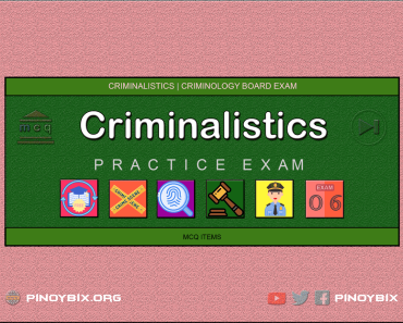 MCQ in Criminalistics Part 6 | Licensure Exam for Criminologist