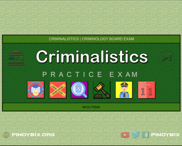 MCQ in Criminalistics Part 11 | Licensure Exam for Criminologist