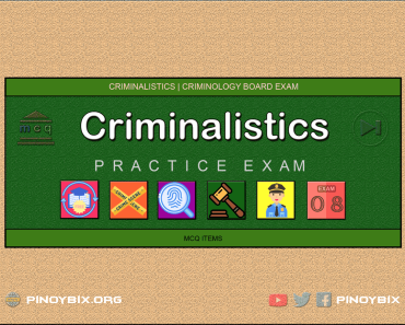 MCQ in Criminalistics Part 8 | Licensure Exam for Criminologist