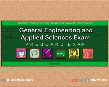 General Engineering and Applied Sciences Mastery Test 2: ECE Pre-Board