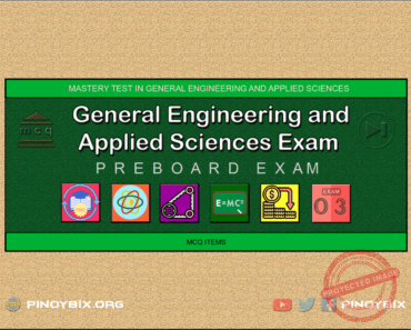 General Engineering and Applied Sciences Mastery Test 3: ECE Pre-Board