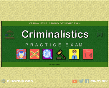 MCQ in Criminalistics Part 14 | Licensure Exam for Criminologist