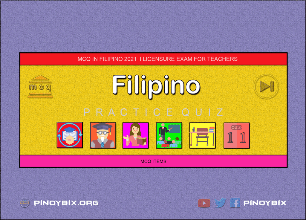 MCQ in Filipino Part 11 | Licensure Exam for Teachers 2022