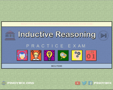 MCQ in Inductive Reasoning Part 1 | Civil Service Exam (CSE)