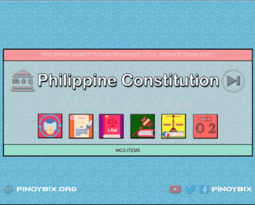 MCQ in Philippine Constitution Part 2 | Civil Service Exam (CSE)