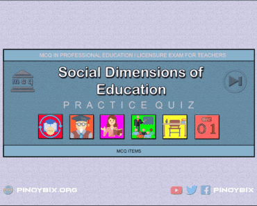 MCQ in Social Dimensions of Education Part 1 | Licensure Exam for Teachers 2022