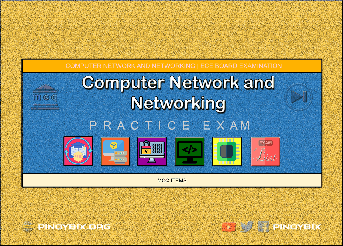MCQ in Computer Network and Networking Series | ECE Board Exam