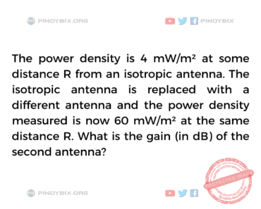 Solution: What is the gain (in dB) of the second antenna? Solution: What is the gain (in dB) of the second antenna?