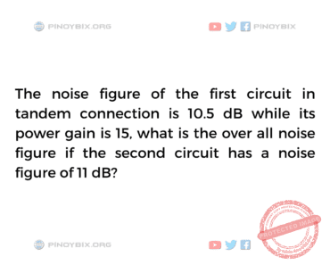 Solution: What is the over all noise figure Solution: What is the over all noise figure