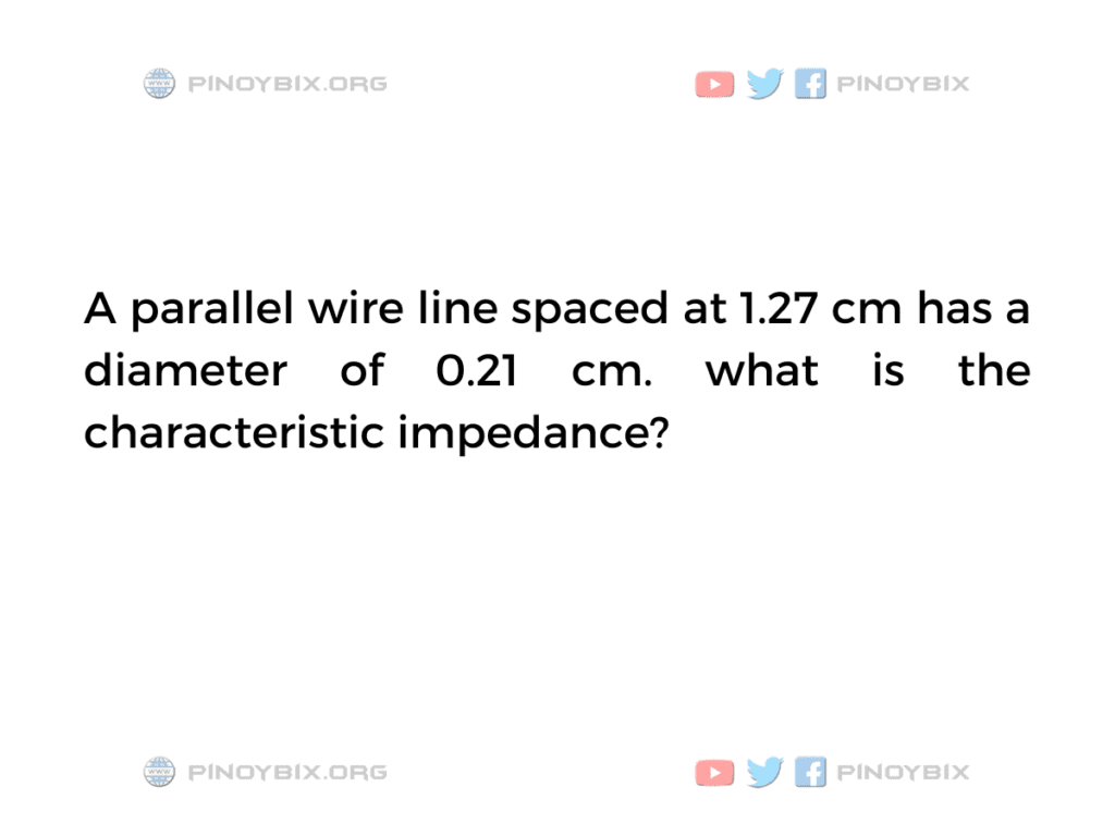 Solution: What is the characteristic impedance?