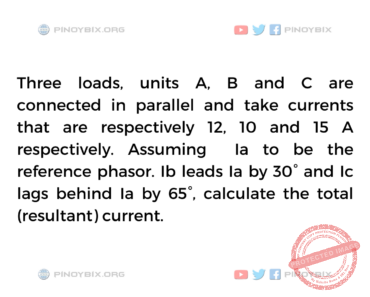Solution: Calculate the total (resultant) current Solution: Calculate the total (resultant) current