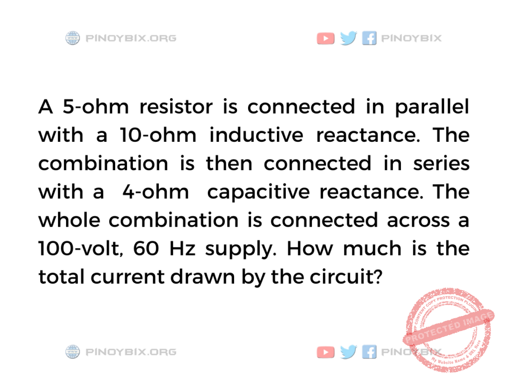 Solution: How much is the total current drawn by the circuit?