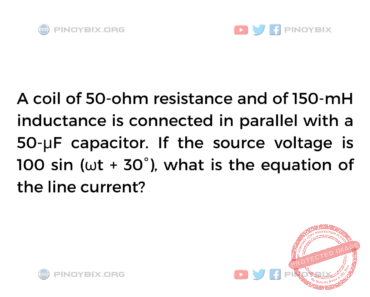 Solution: What is the equation of the line current?