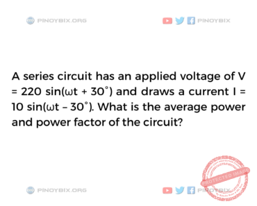Solution: What is the average power and power factor of the circuit?