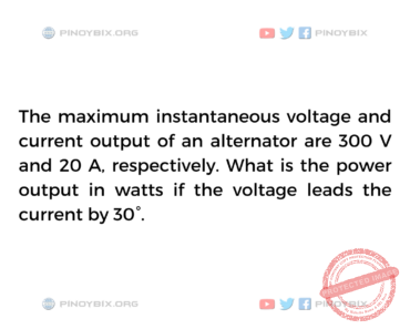 Solution: What is the power output in watts Solution: What is the power output in watts