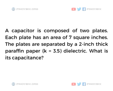 Solution: What is its capacitance?