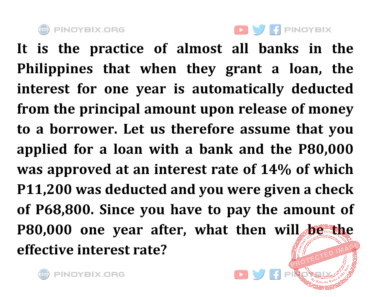 Solution: What then will be the effective interest rate? Solution: What then will be the effective interest rate?