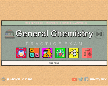 MCQ in General Chemistry Part 16 | ECE Board Exam
