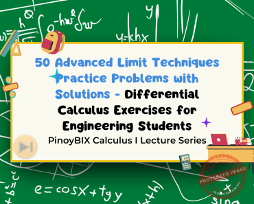 50 Advanced Limit Techniques Practice Problems with Solutions – Differential Calculus Exercises for Engineering Students