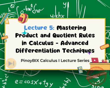 Lecture 5: Mastering Product and Quotient Rules in Calculus - Advanced Differentiation Techniques