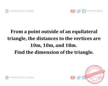 Solution: Find the dimension of the triangle Solution: Find the dimension of the triangle