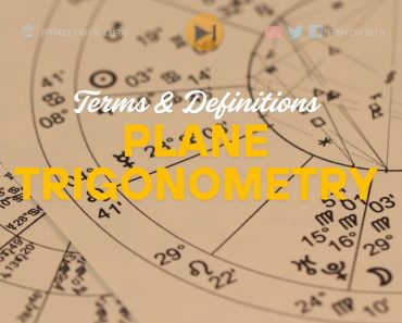 201 Plane Trigonometry Terms and Definitions | Mathematics Board Exam Review