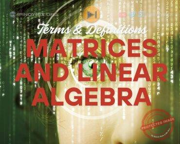 251 Matrices and Linear Algebra Terms and Definitions | Mathematics Board Exam Review
