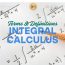 301 Integral Calculus Terms and Definitions | Mathematics Board Exam Review