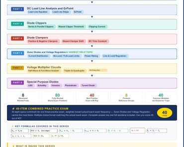 Diode Applications Series Index: Complete ECE Board Exam Reviewer Diode Applications Series Index: Complete ECE Board Exam Reviewer